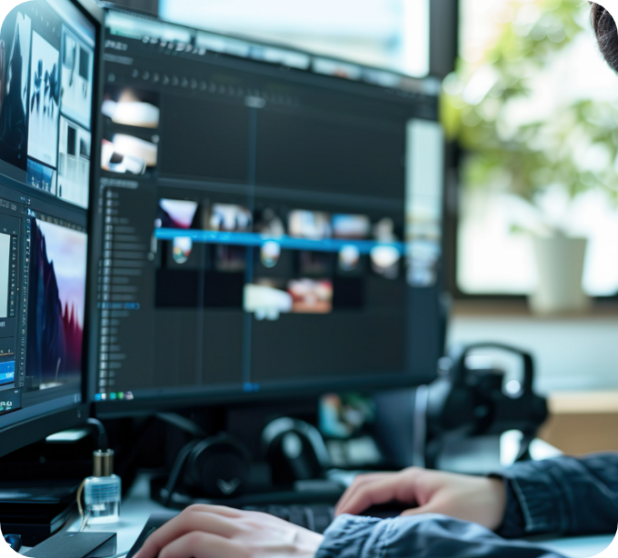 映像、画像、音楽コンテンツの制作